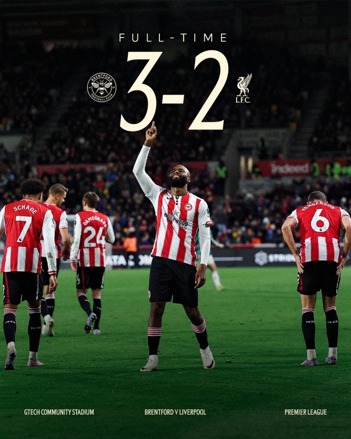 专蛰豪门！布伦特福德新赛季连斩曼联利物浦 绝平切尔西小负曼城